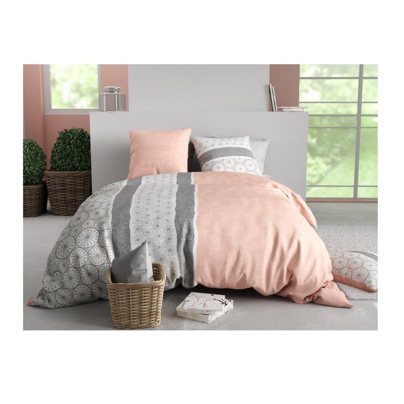 Housse couette + taie Manda cora