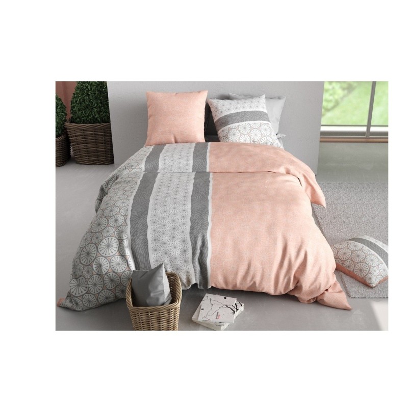 Housse couette + taie Manda cora