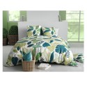 Housse couette + taie Feuillage tropicalia