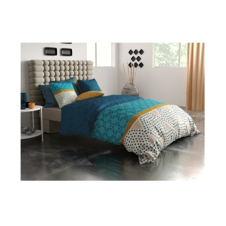 Housse couette + taie graphiques modernes