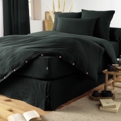 Drap housse en gaze de coton Gaia