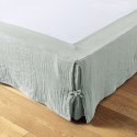 Cache sommier en gaze de coton Gaia