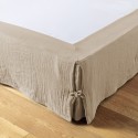 Cache sommier en gaze de coton Gaia