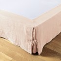 Cache sommier en gaze de coton Gaia