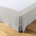 Cache sommier en gaze de coton Gaia