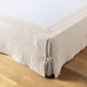 Cache sommier en gaze de coton Gaia