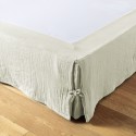 Cache sommier en gaze de coton Gaia