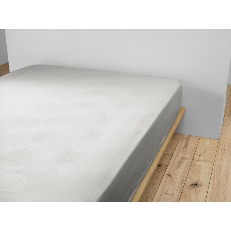 Drap housse en gaze de coton Gaia