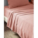 Drap housse en gaze de coton Gaia