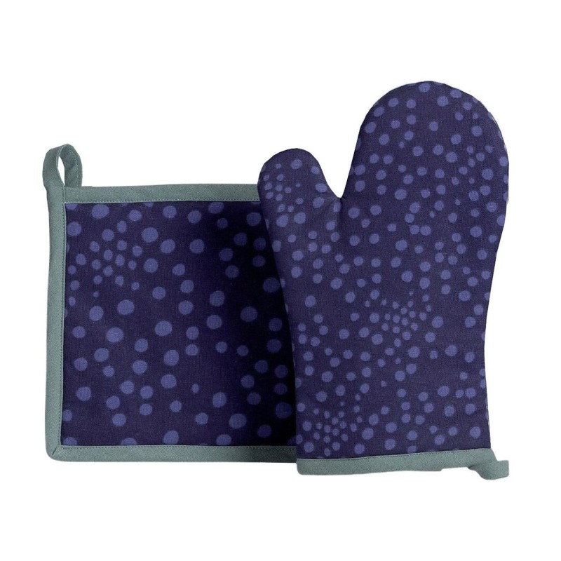 Gant et manique de cuisine 20 x 20 cm Pois Chic