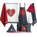 Gant et manique de cuisine 20 x 20 cm Sweet Home