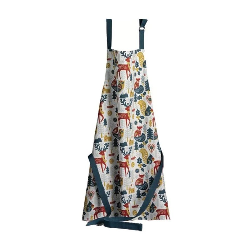 Tablier en coton 85 cm Animaux d hiver