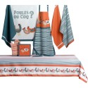 Tablier en coton 85 cm Petites poules