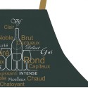 Tablier en coton 85 cm Saveurs du vignoble