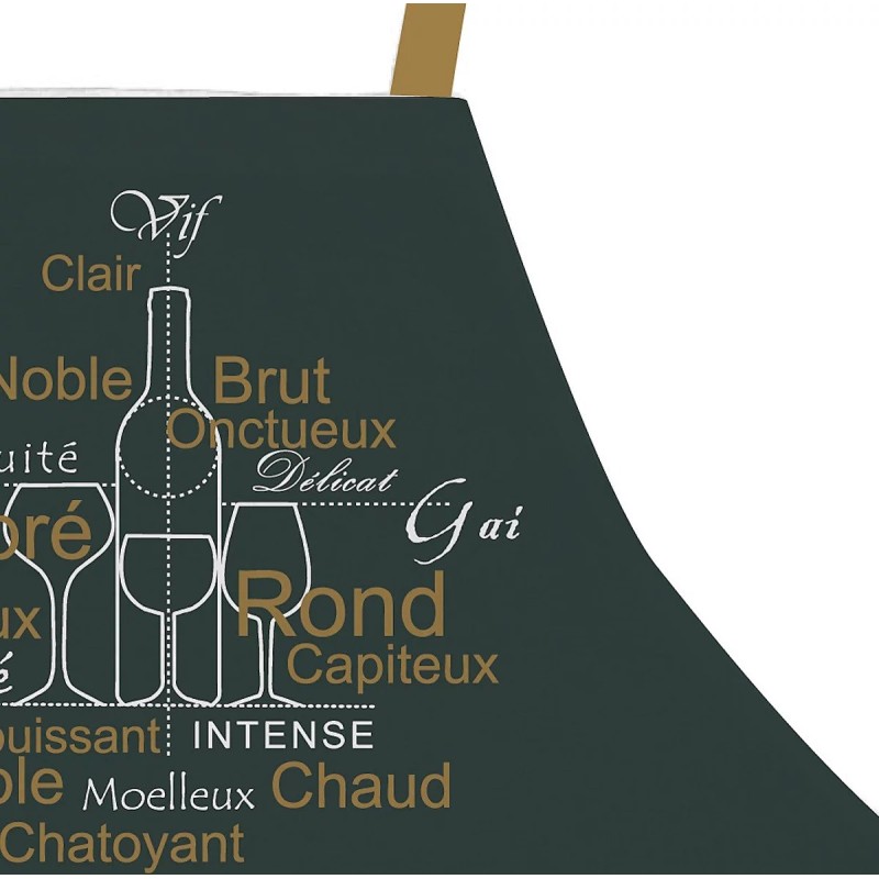 Tablier en coton 85 cm Saveurs du vignoble