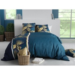 Housse couette + taie Feuillage tropea