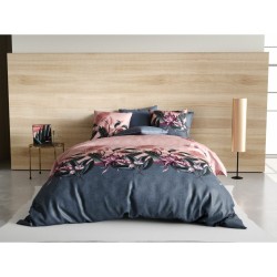 Housse couette + taie Flore