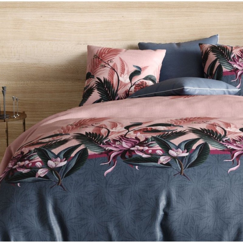 Housse couette + taie Flore