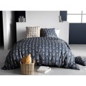Housse couette + taie Plumes de paon
