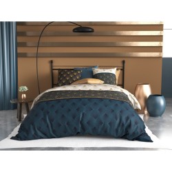 Housse couette + taie Art deco oppale