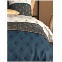 Housse couette + taie Art deco oppale