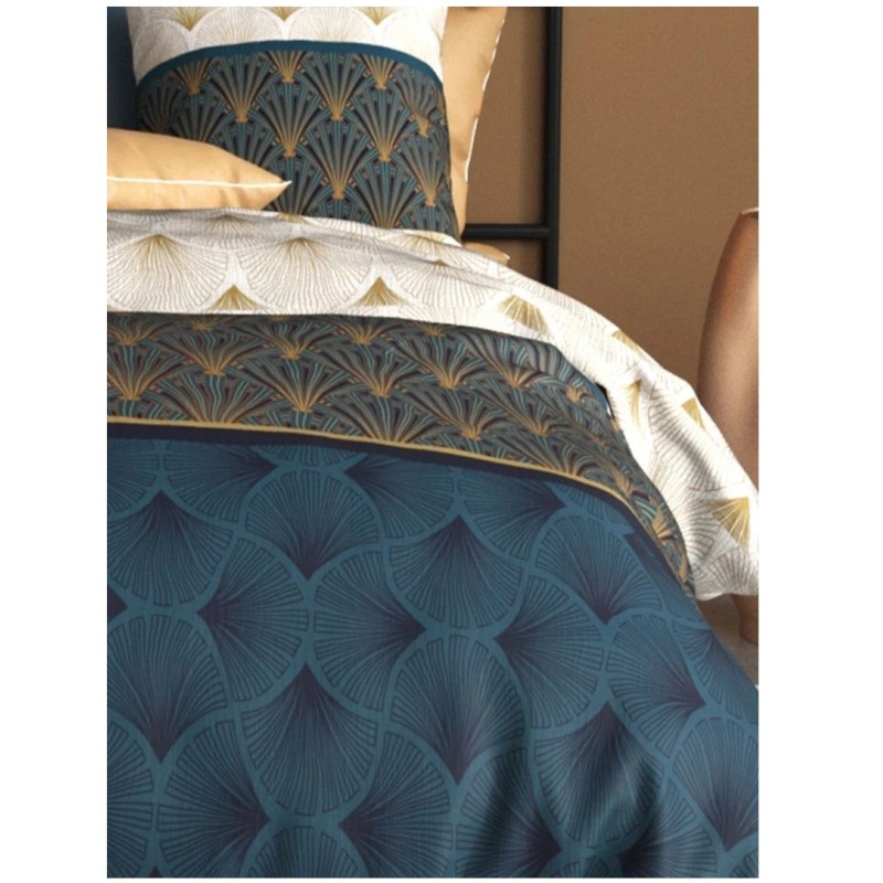 Housse couette + taie Art deco oppale