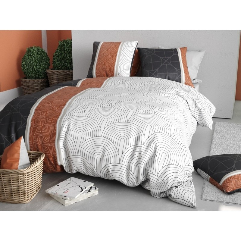 Housse couette + taie Art deco Ekinose