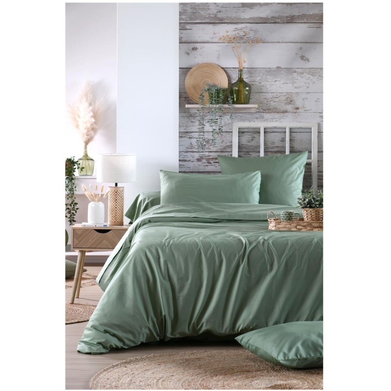 1 Taie de traversin percale de coton uni Elysee