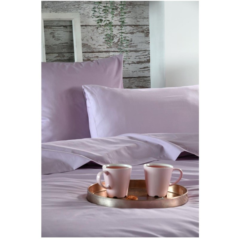 1 Taie de traversin percale de coton uni Elysee