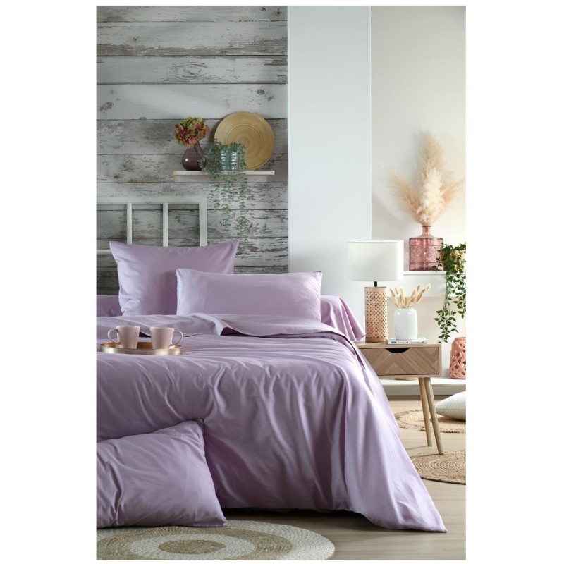 1 Taie de traversin percale de coton uni Elysee