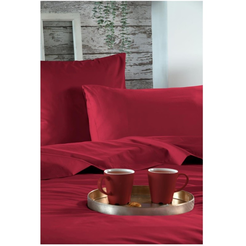 1 Taie de traversin percale de coton uni Elysee