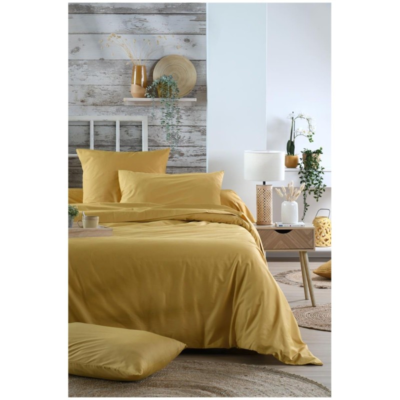 1 Taie de traversin percale de coton uni Elysee