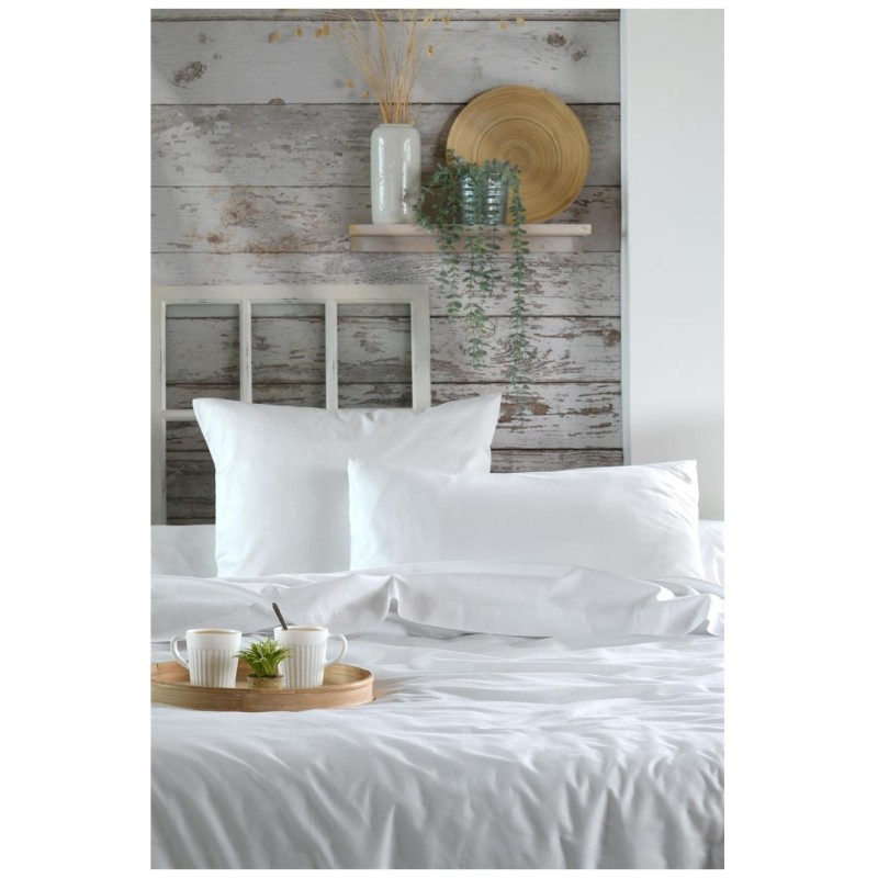 1 Taie de traversin percale de coton uni Elysee