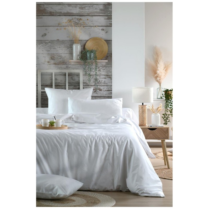 1 Taie d'oreiller percale de coton uni Elysee