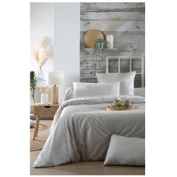 1 Taie d'oreiller percale de coton uni Elysee