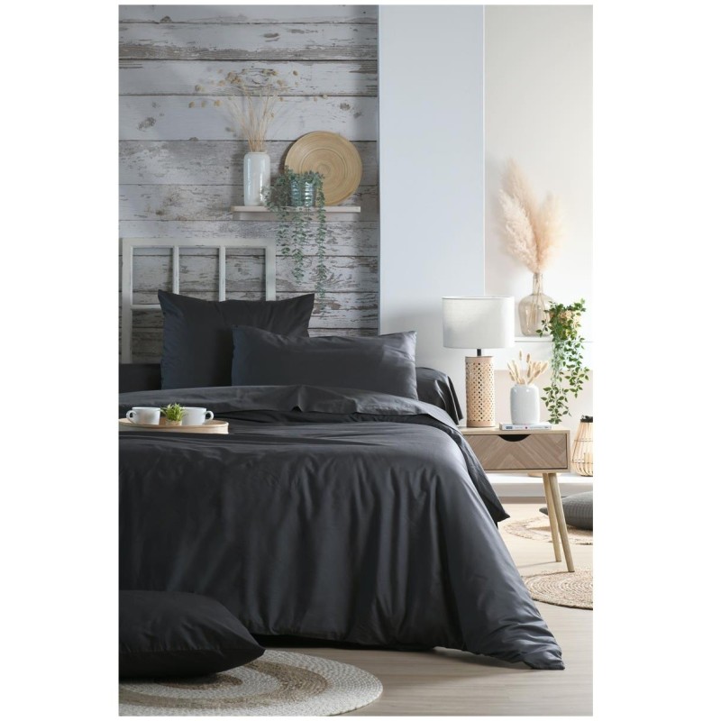 1 Taie d'oreiller percale de coton uni Elysee