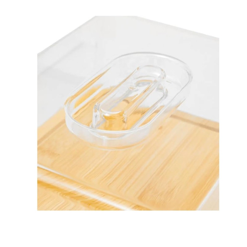 Boîte à fromage bois et couvercle transparent – Conservation et présentation élégante